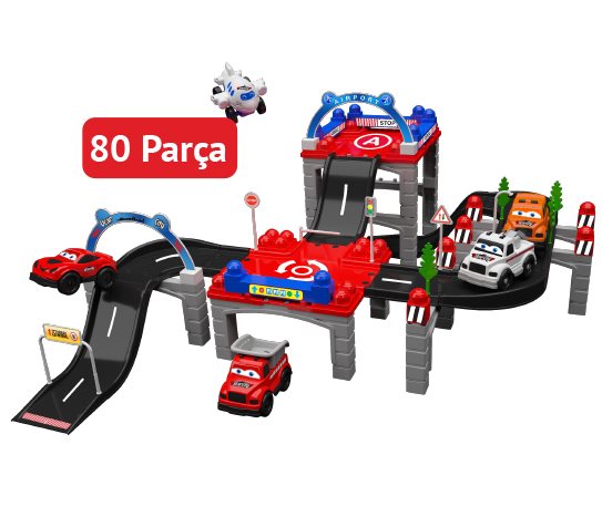 Uçar Oyuncak Oyuncak Yol Seti