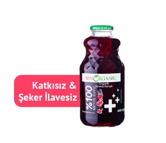 Ben Organic Kırmızı Meyveli Karışık Meyve Suyu