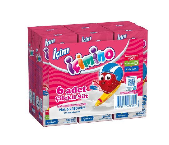 İçimino Çilekli Süt