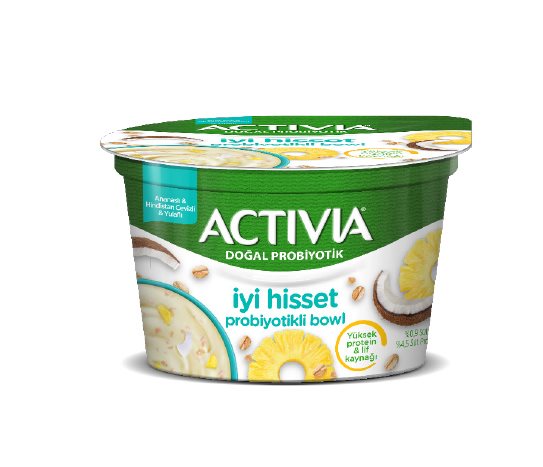 Activia Probiyotikli Bowl Ananaslı&amp;Hindistan Cevizli&amp;Yulaflı