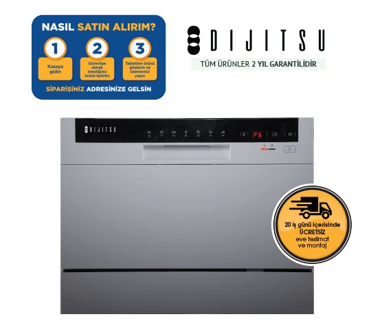SET ÜSTÜ BULAŞIK MAKİNESİ DSB8000