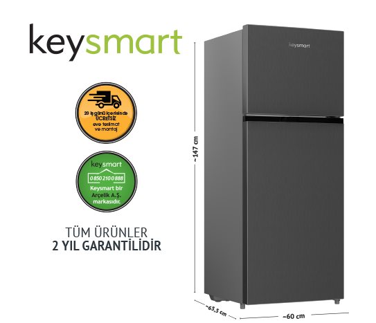 NOFROST BUZDOLABI KEY 250 NFE