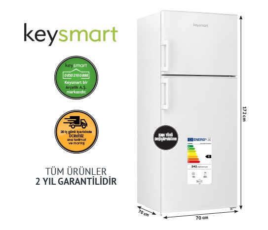 NOFROST BUZDOLABI KEY 430 NFE