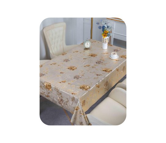 Gold Desenli Pvc Masa Örtüsü