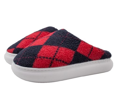 Ekose Desenli Terlik Erkek