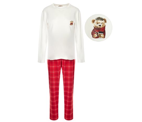 Bisiklet Yaka Pijama Takımı Kadın