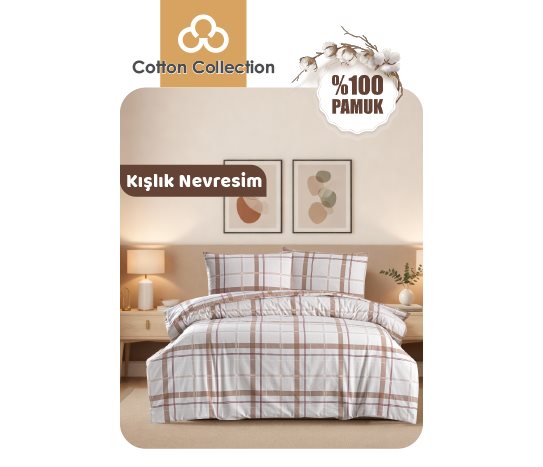 Çift Kişilik Flanel Nevresim Seti