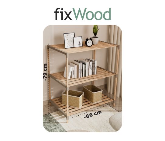 Çok Amaçlı 3 Katlı Raf