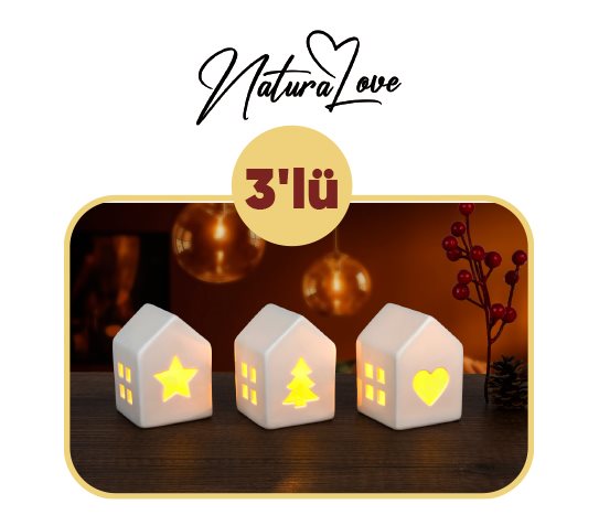 Natura Love Ledli Dekoratif Ev Seti