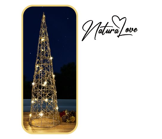 20 Ledli Dekoratif Koni ~17x60 cm