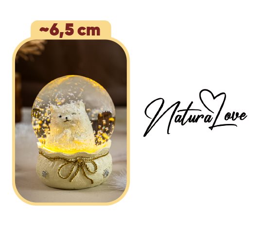 Natura Love Işıklı Kar Küresi