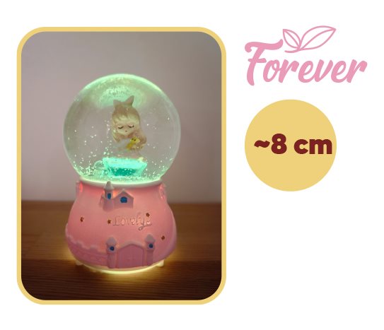 Forever Müzikli Işıklı Kar Küresi