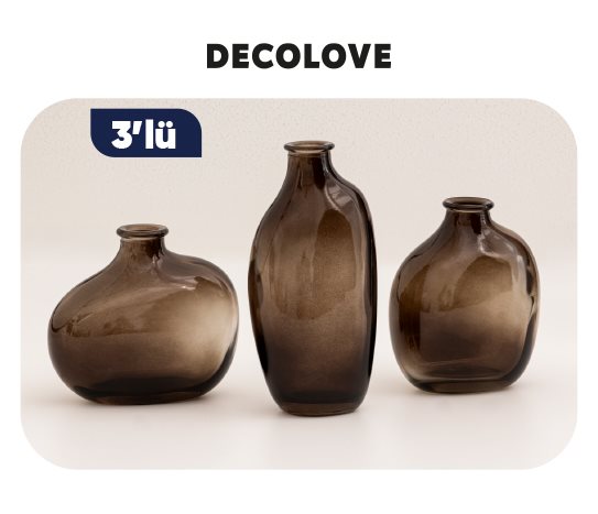 Decolove Cam Vazo Seti
