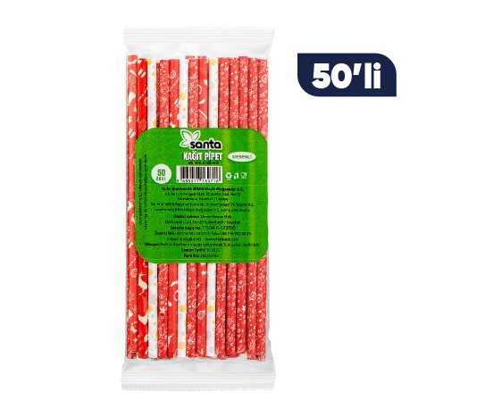 Temalı Karton Pipet Çeşitleri