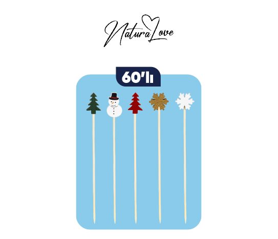 Natura Love Temalı Bambu Kürdan Çeşitleri