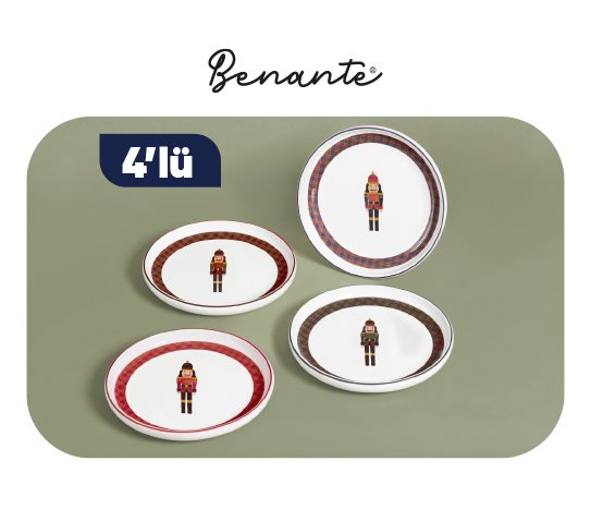 Benante Desenli Pasta Tabağı