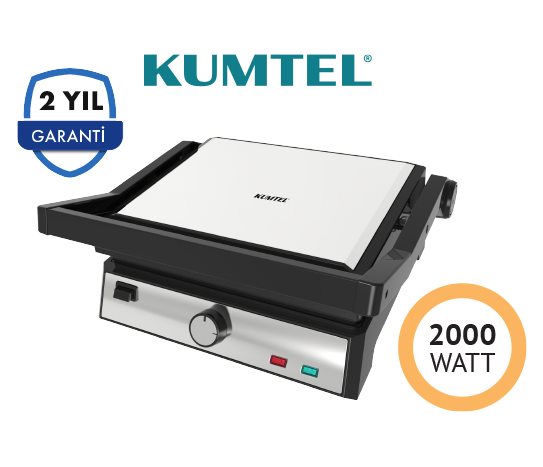 Kumtel İnox Grill Tost Makinesi