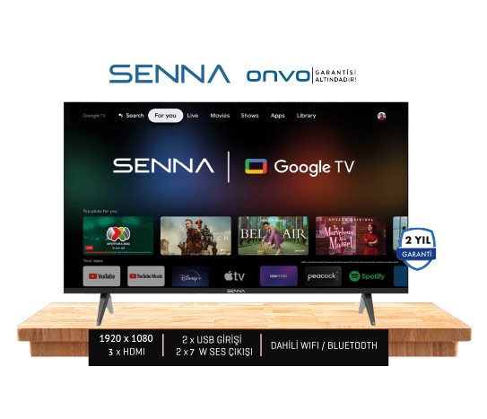Senna 43 İNÇ FRAMELESS FULL HD QLED GOOGLE TV 43UQ9500F