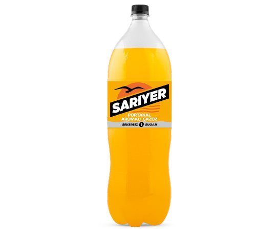 Sarıyer Portakal Aromalı Şekersiz Gazlı İçecek