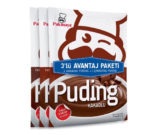 Pakmaya 3'lü Puding