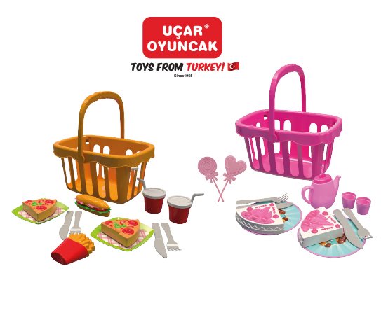 Sepetli Yiyecek Oyun Seti