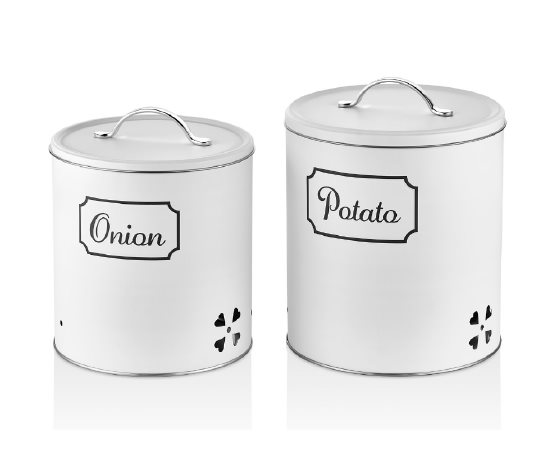 Metal Patates-Soğan Kabı Seti
