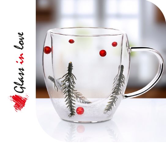 Kokinalı Çift Cidarlı Kupa ~240 ml