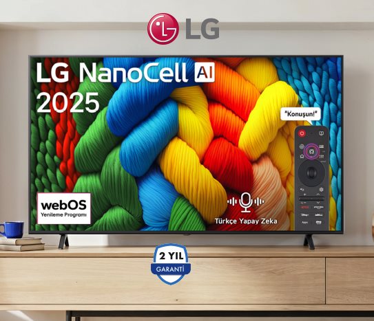 65 İNÇ 4K HDR10 NANOCELL TV 65NANO80A6B