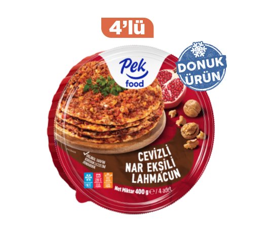 Pekfood Cevizli &amp; Nar Ekşili Lahmacun