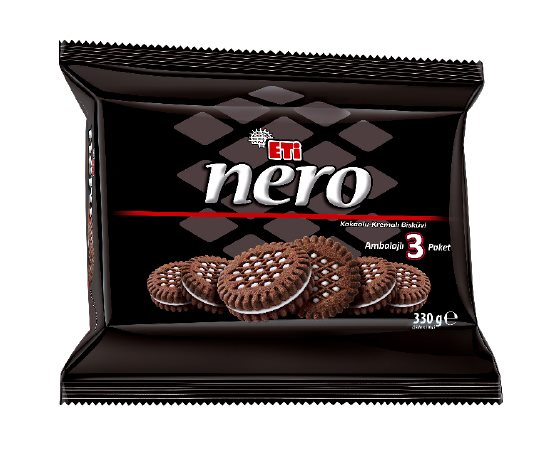 Eti Nero Kakaolu Kremalı Bisküvi