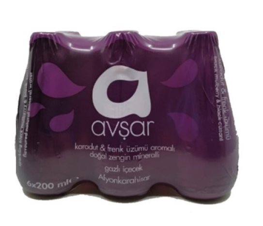 Avşar Karadut Frenk Üzümü Aromalı Mineralli İçecek