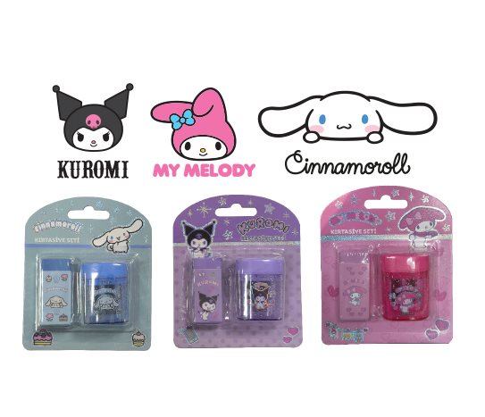 Kalemtıraş ve Silgi Seti