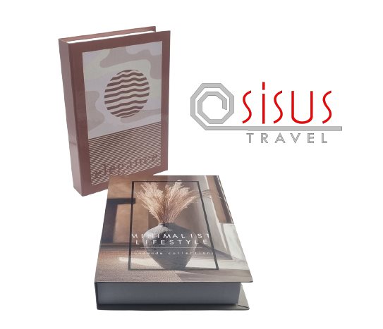 Kitap Görünümlü Dekoratif Saklama Kutusu