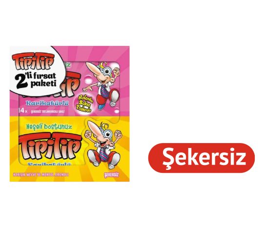 Tipitip Karışık Meyve Ve Mentol Aromalı Sakız