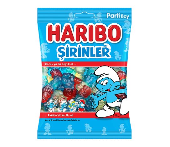 Haribo Şirinler Meyve Aromalı Karışık Yumuşak Şekerleme