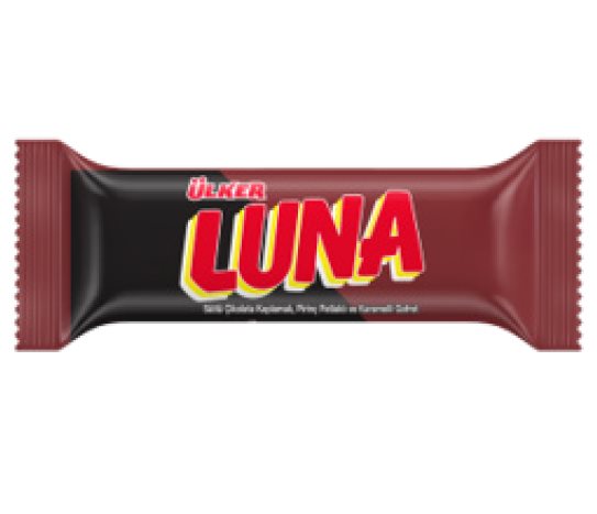 Ülker Luna Çikolata Kaplamalı, Pirinç Patlaklı ve Karamelli Gofret