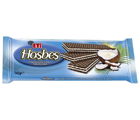 Eti Hoşbeş Hindistan Cevizli Kremalı Kakaolu Gofret