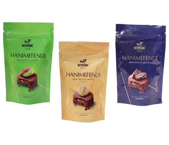 Konak Hanımefendi Dolgulu Çikolata Çeşitleri