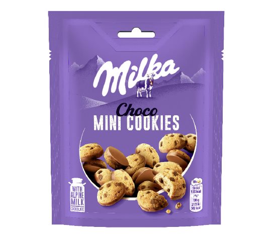 Milka Çikolatalı Mini Kurabiye