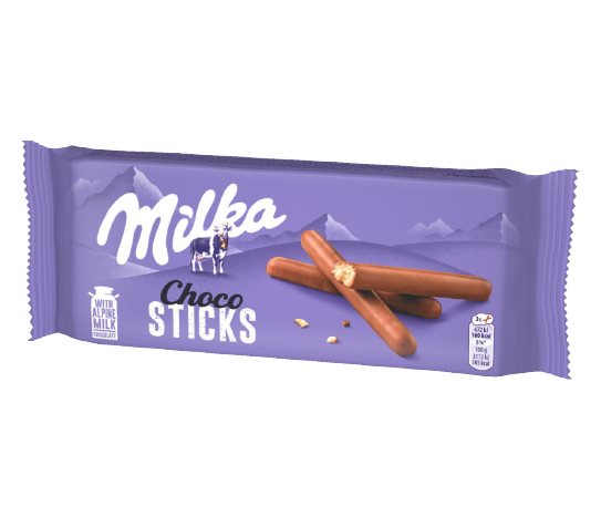 Milka Çikolata Kaplı Çubuk Bisküvi