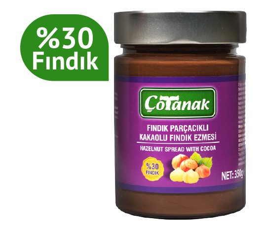 Çotonak Fındık Parçacıklı Kakolu Fındık Ezmesi