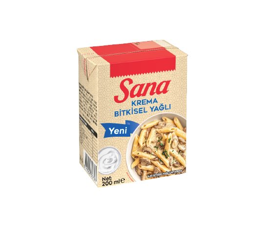 Sana %20 Yağlı Bitkisel Krema