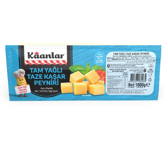 Kaanlar Tam Yağlı Taze Kaşar Peyniri