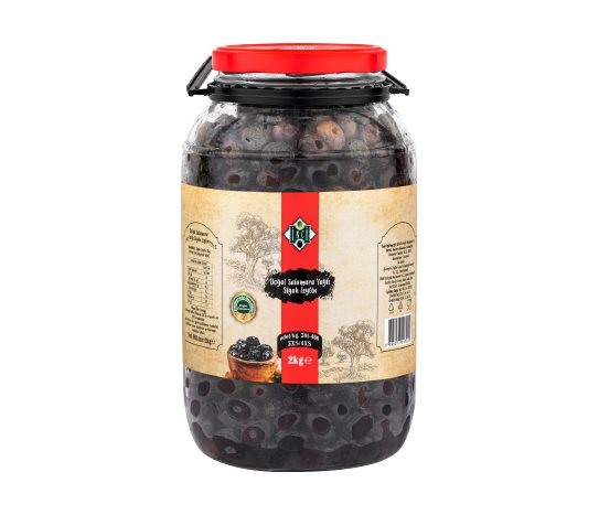 İnci Siyah Zeytin 381-460 Adet/Kg Cam