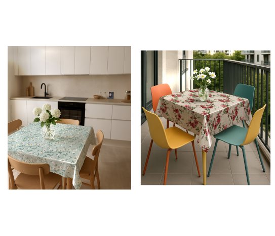 Pvc Masa Örtüsü ~140x140 cm