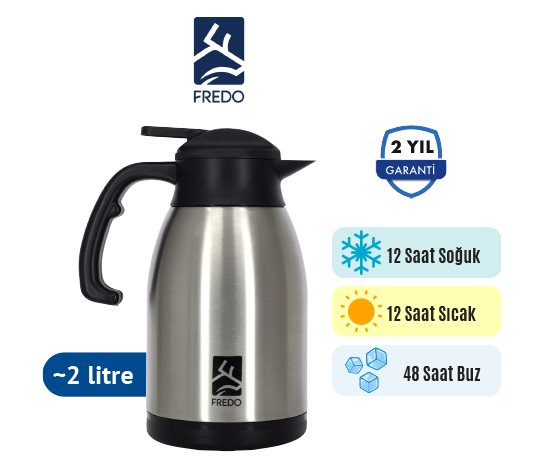 Çelik Termos 2 L