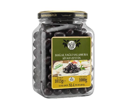 Marbir Siyah Zeytin 201-260 Adet/Kg
