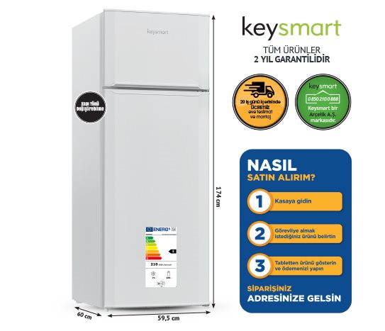 BUZDOLABI KEY 330 STE