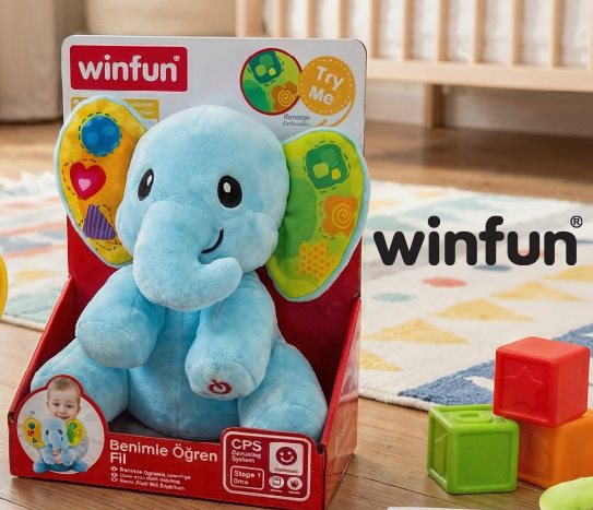 SESLİ HAREKETLİ PELÜŞ FİL