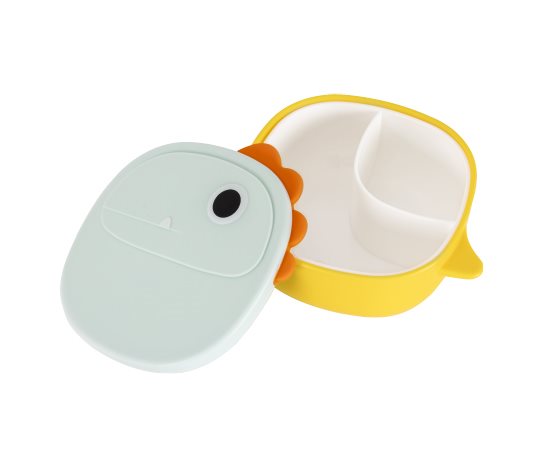 Dinazor Şekilli Bölmeli Mama Kabı